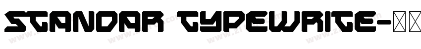 standar typewrite字体转换
